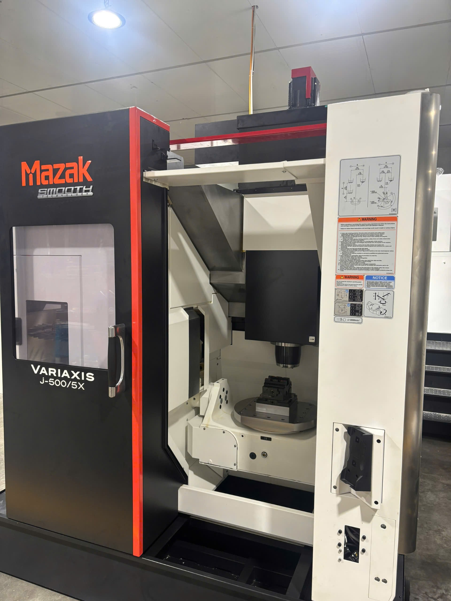 Mazak VARIAXIS J-500/5X 5-axis machining center, 2026